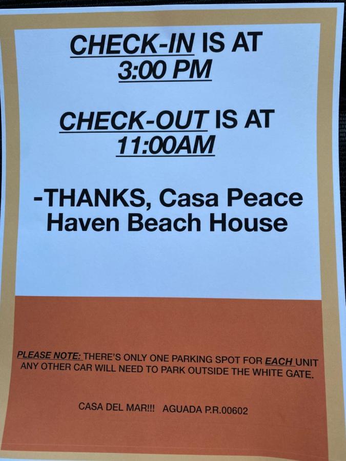 Casa Peace Haven Beach House アグアダ エクステリア 写真